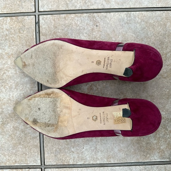 Stuart Weitzman suede heels shoes - Picture 12 of 13
